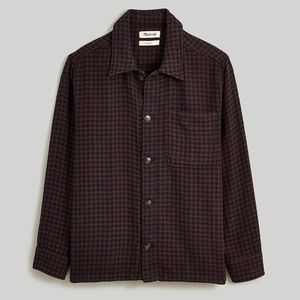 Madewell, Boxy Shirt-Jacket in Houndstooth, Men’s Size Medium (SOLD OUT)
